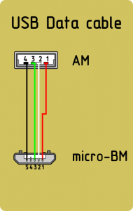 Распайка usb am и micro usb bm, для зарядки и передачи данных на компьютер