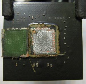 Сказ об утюге и видеокарте или ремонт отвала чипа на видеокарте