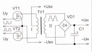 рансформатор типа push-pull