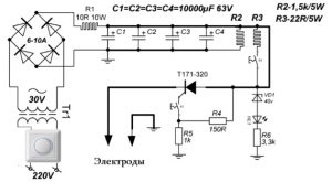 схема с диммером